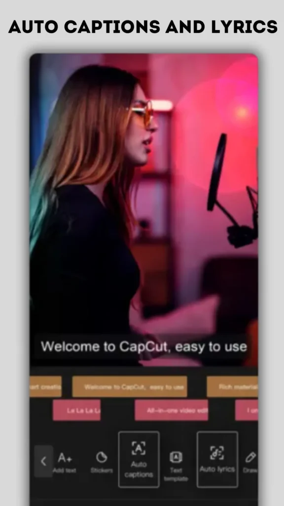 Auto Captions And Lyrics