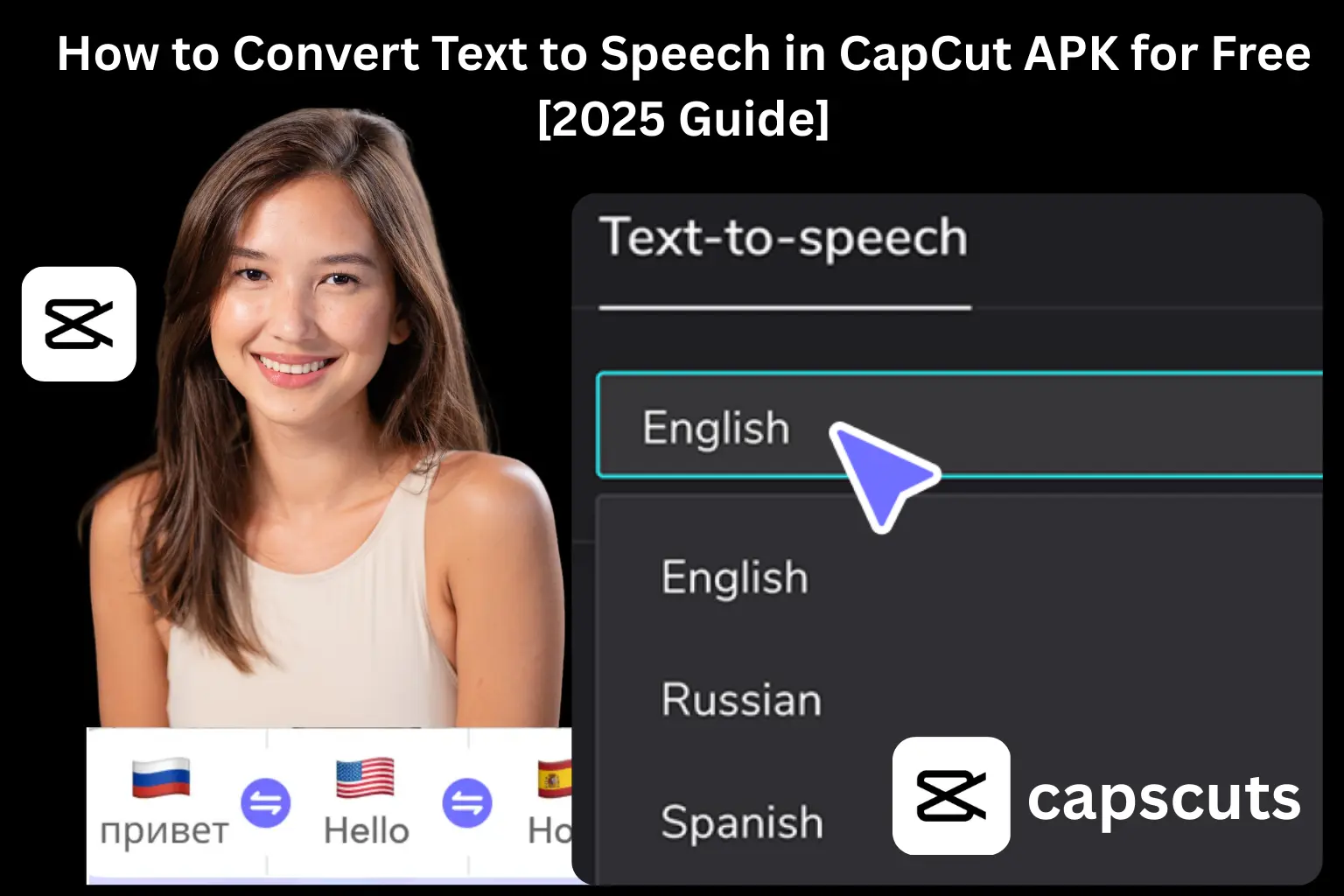 How to Convert Text to Speech in CapCut APK for Free [2025 Guide]